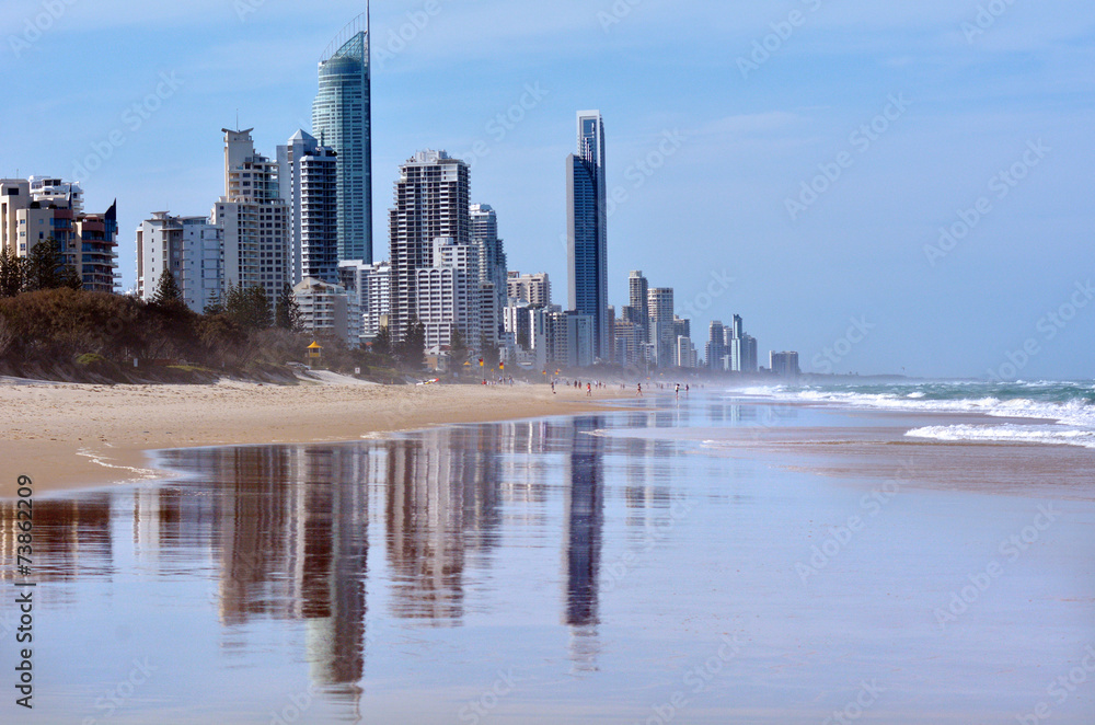 Fototapeta premium Surfers Paradise Skyline -Queensland Australia