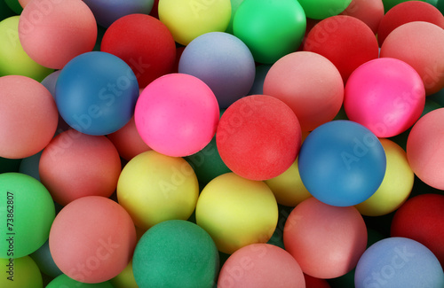 Fotografi Huge pile of colorful balls