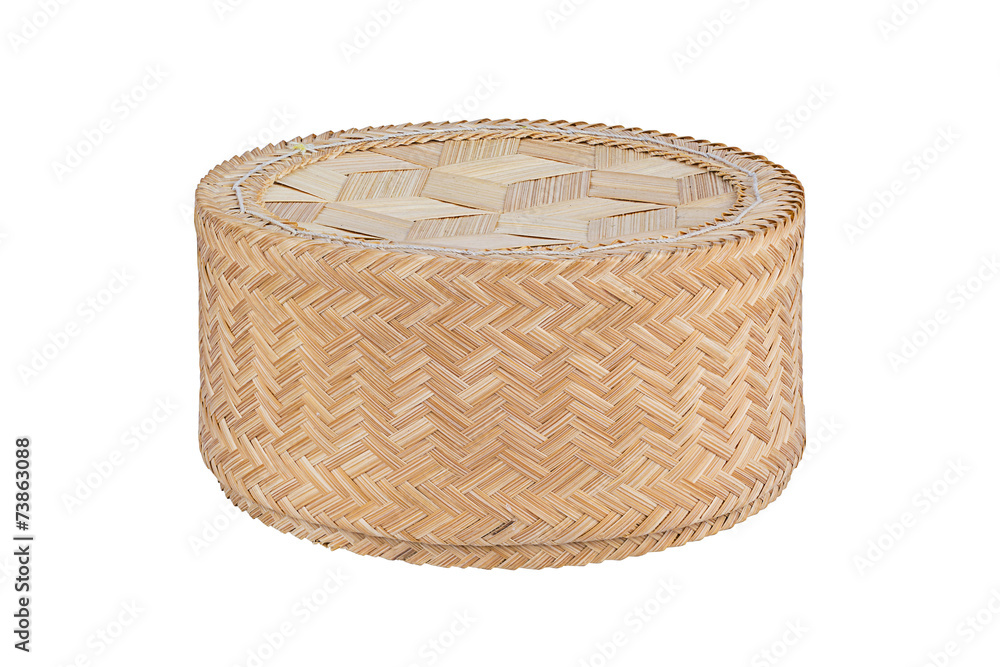 Bamboo rice box. Bamboo rice box.