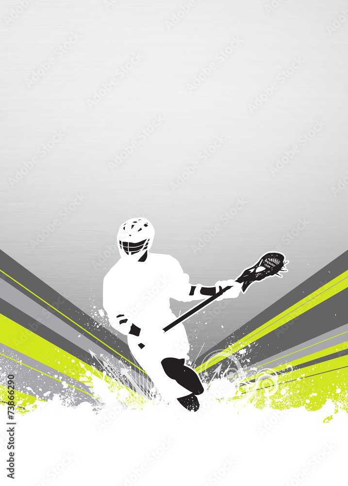 Naklejka premium Lacrosse background