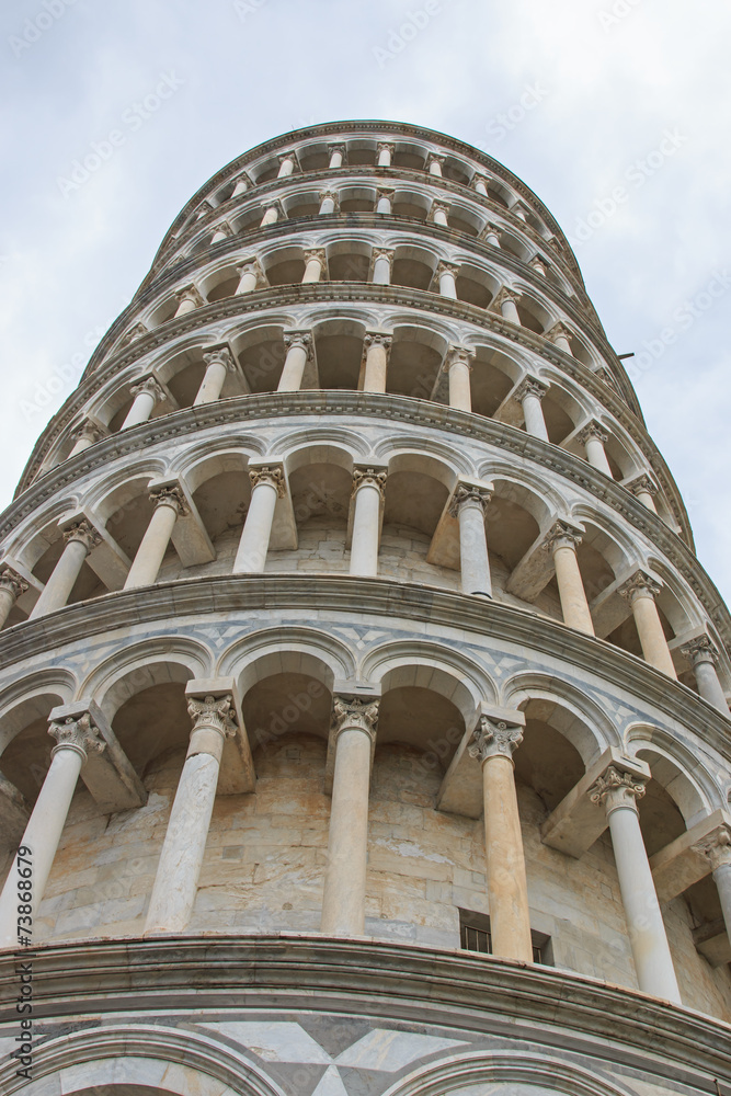 The Leaning Tower of Pisa. Tuscany, Italy