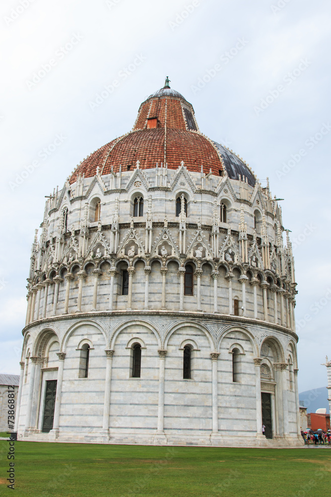 Piazza dei Miracoli with Dome Santa Maria Assunta, Tuscany