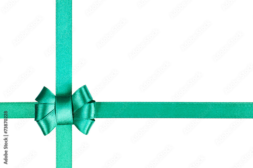 blue satin ribbon tied in a bow isolated on white background blue satin ribbon tied in a bow isolated on white background
