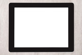 Digital Tablet With Blank White Screen
