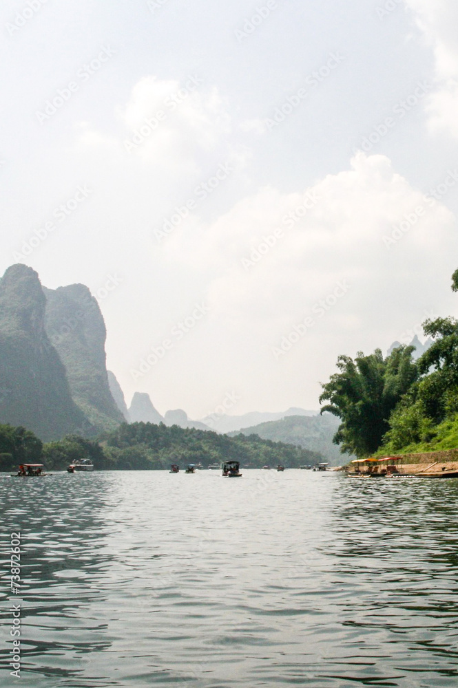 the landscape in guilin, china