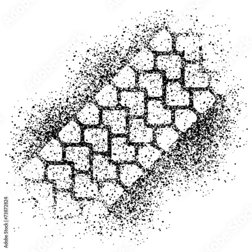 vector trace of the terrain tyres seamless