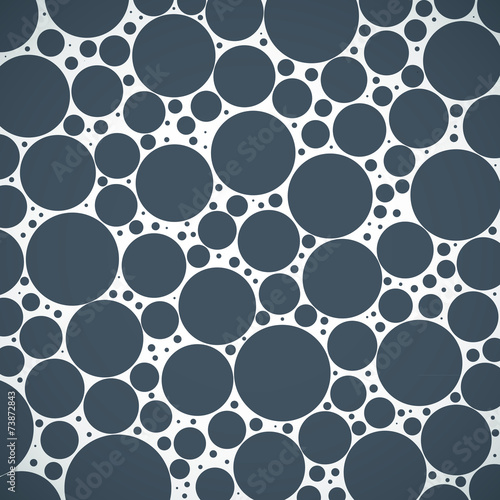 Abstract futuristic gray circles on gray background