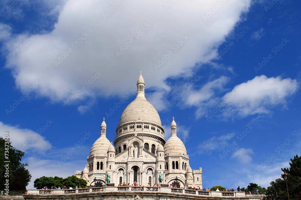 Basilique Sacré Coeur à Paris, France