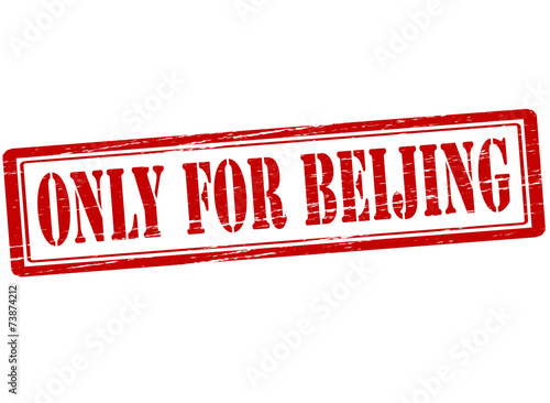 Only for Beijing