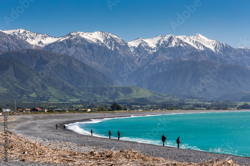 Kaikoura Beach, South Island, New Zealand photo