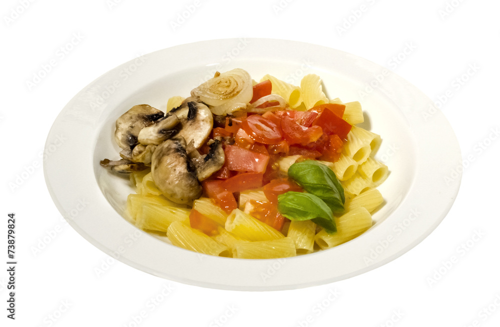 Rigatoni mit Pilzen Rigatoni mit Pilzen