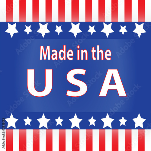 Red, White and Blue Made in the USA