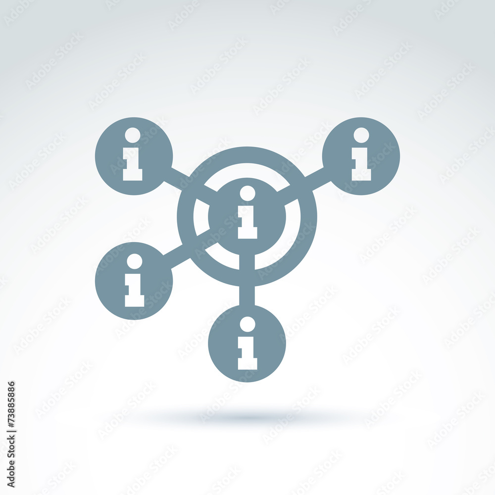 Social information collecting and exchange theme icon, social me Social information collecting and exchange theme icon, social me