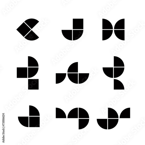 Abstract geometric simplist...