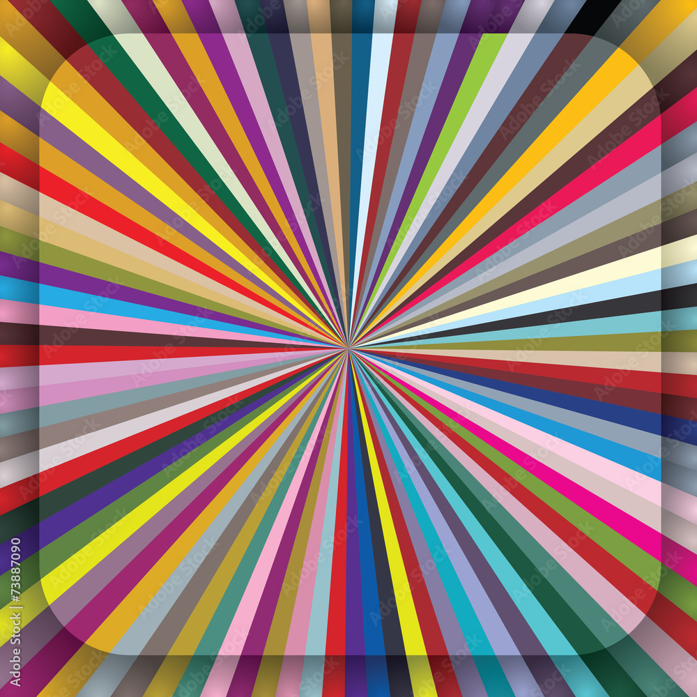 Colorful centrifugal striped background with diagonal segments. Colorful centrifugal striped background with diagonal segments.