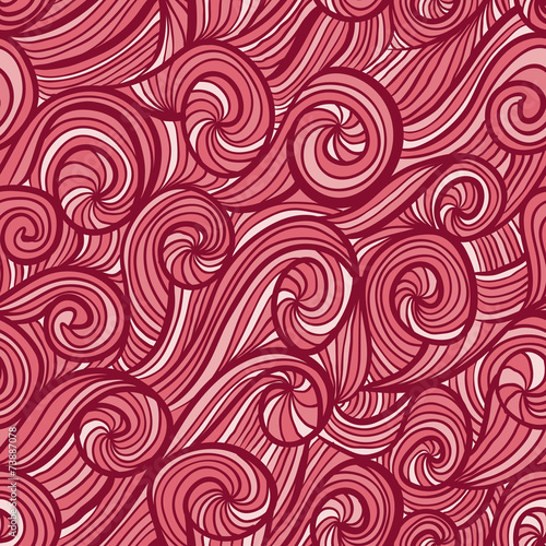 Beautiful curly waves seaml...