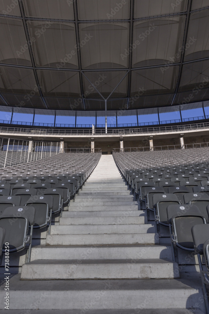 Naklejka premium Stadiontreppen