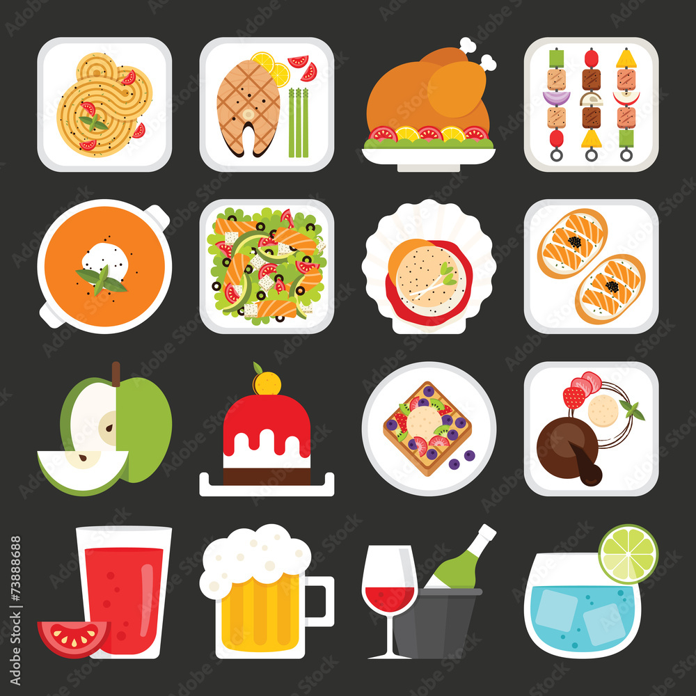 Food icons Food icons