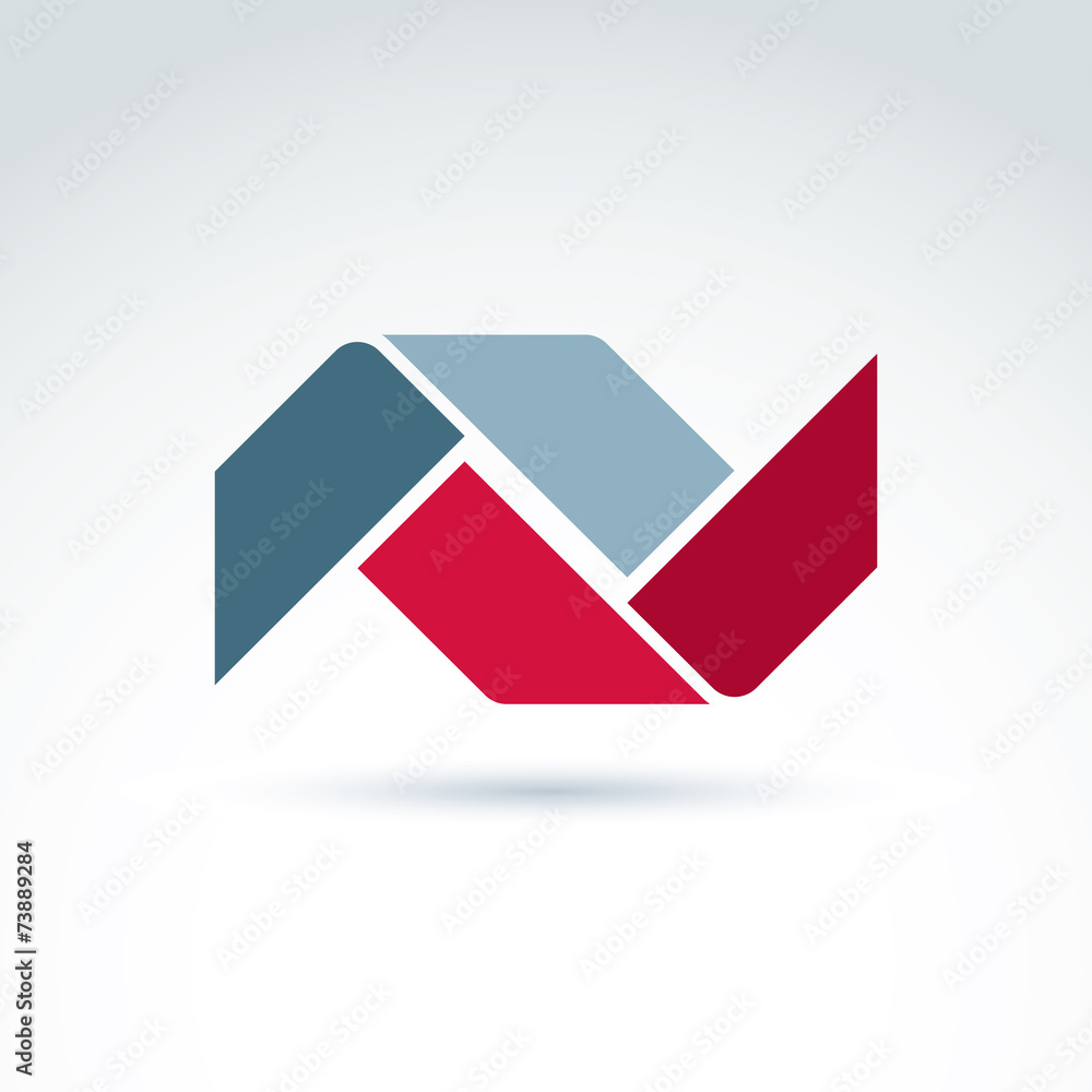 Geometric abstract symbol, vector graphic design element, icon. Geometric abstract symbol, vector graphic design element, icon.