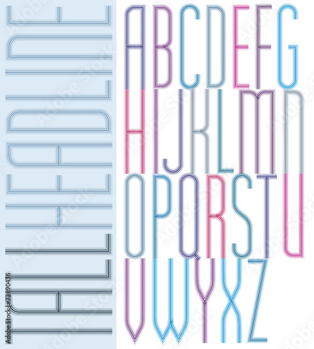 Poster condensed colorful l...