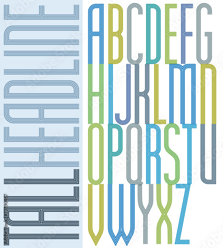 Poster condensed colorful f...