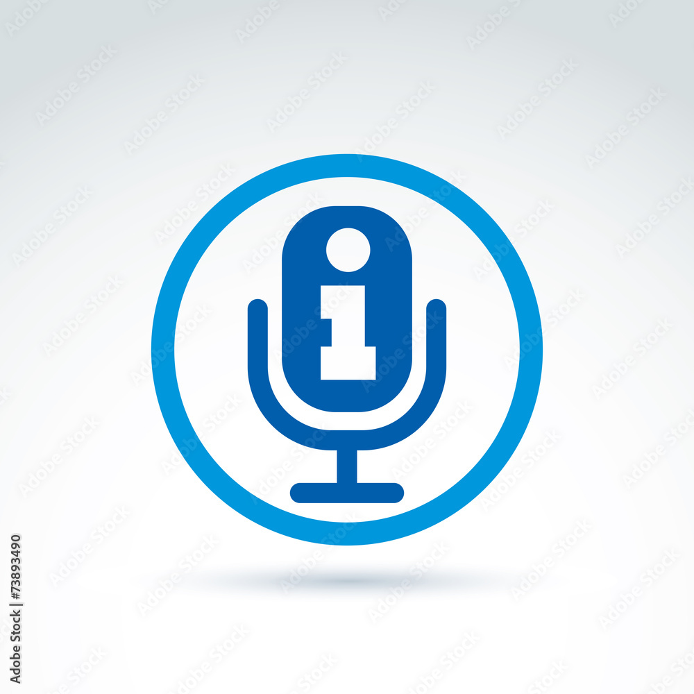 Information collecting and exchange theme icon, news, vector con Information collecting and exchange theme icon, news, vector con
