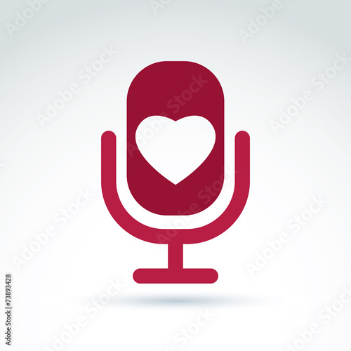 Vector illustration of red ...