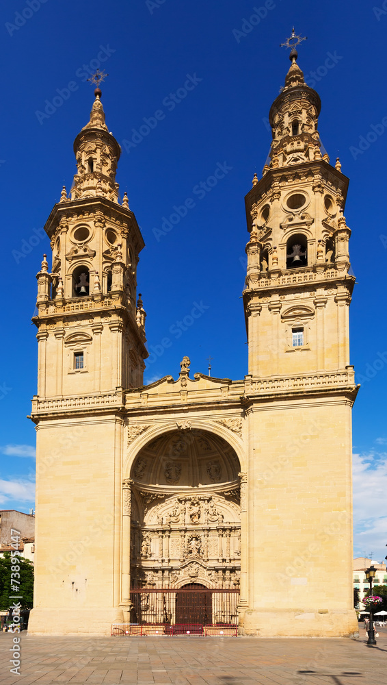Co-Cathedral of Saint Maria de la Redonda in  Logrono, Spain