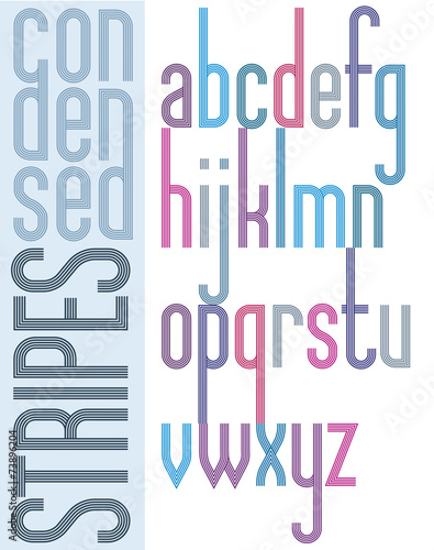 Poster retro condensed brig...