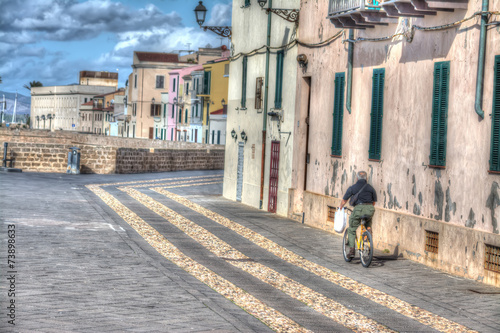 Plakat alghero by bike