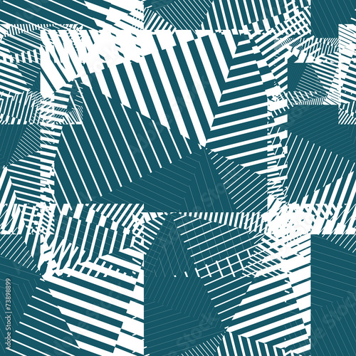 Pastel endless vector striped tiling, single color fashionable t