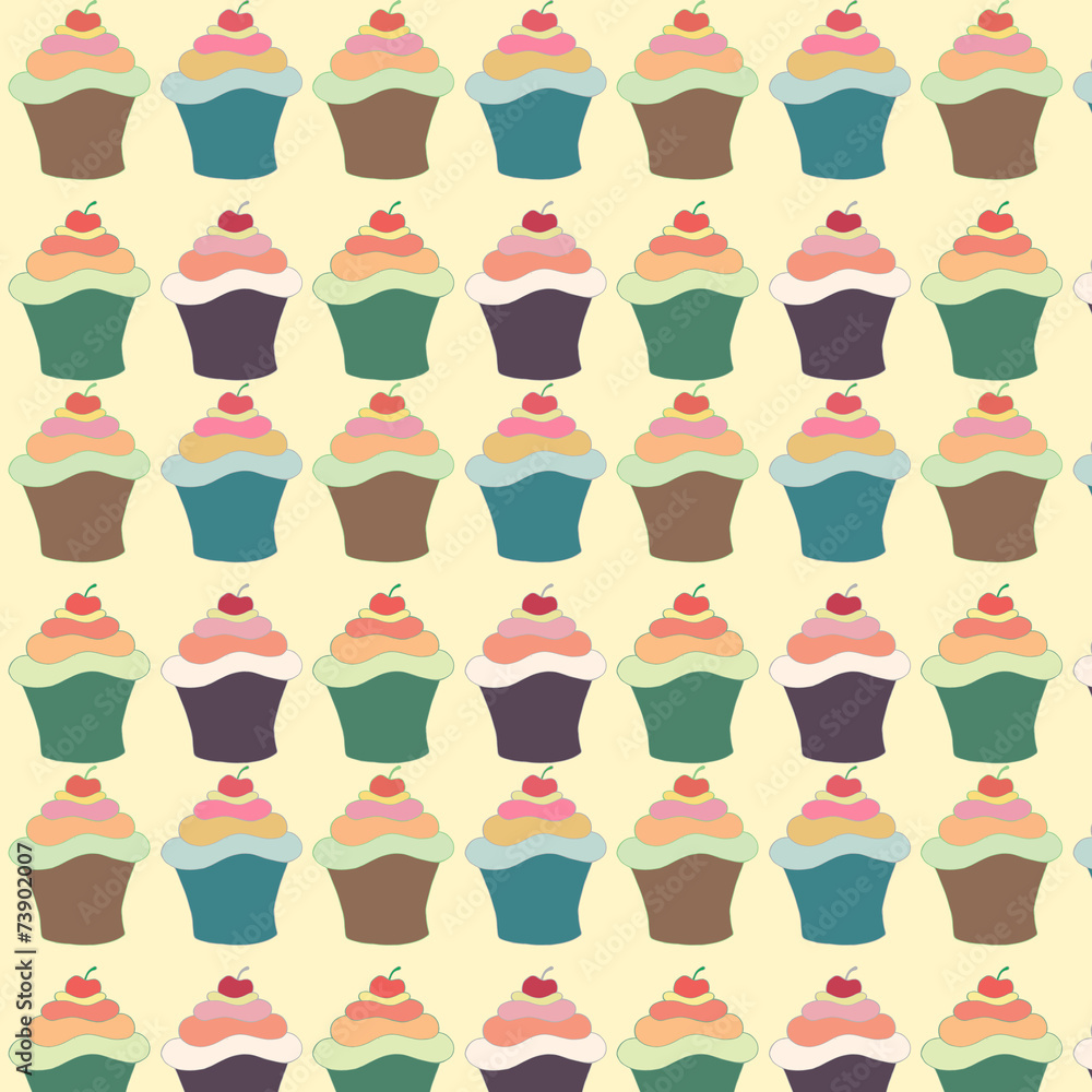 Cupcakes pattern Cupcakes pattern