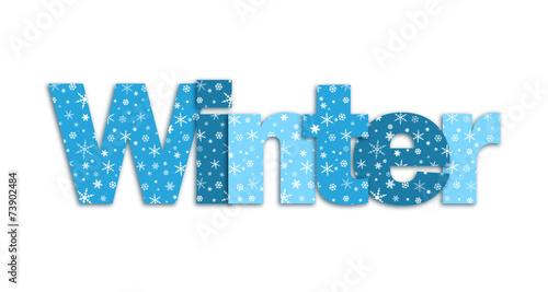 "WINTER" (season spring summer autumn year holidays snow)