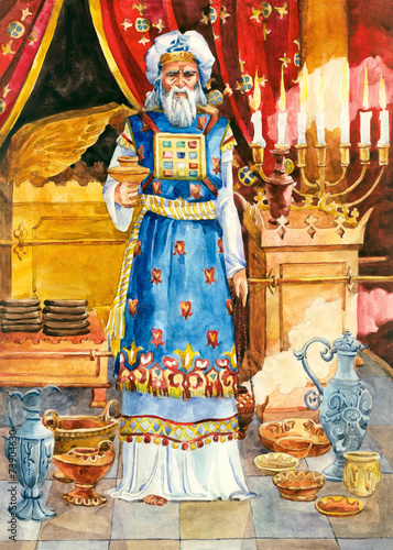 Fotografia Ancient Israel. High priest