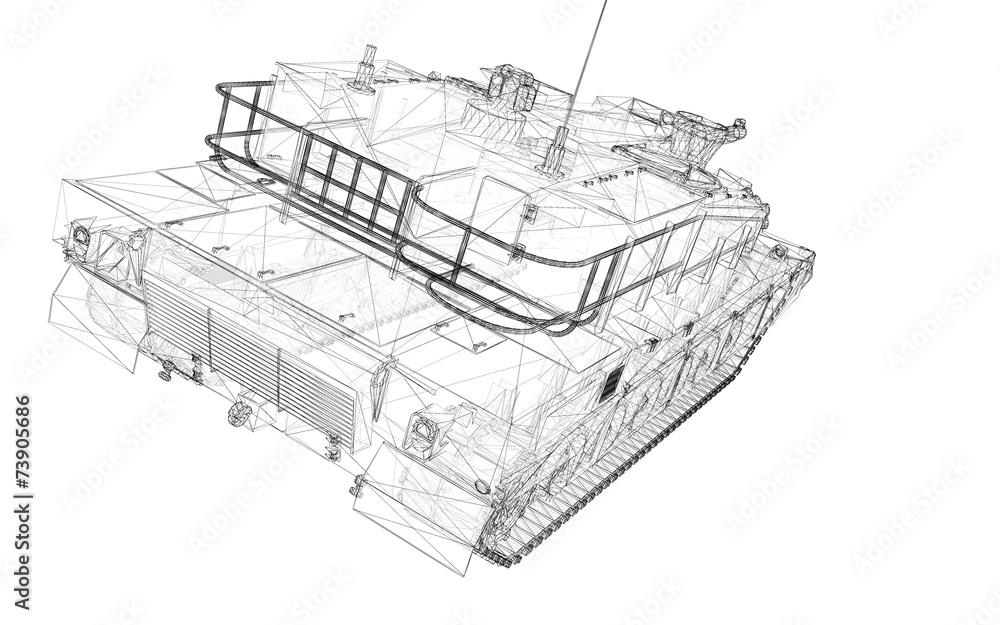 Obraz premium military tank