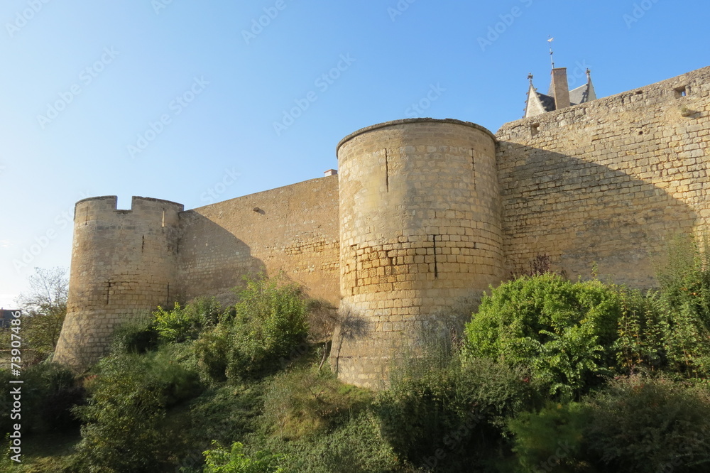 Maine-et-Loire - Montreuil-Bellay - Fortifications du château
