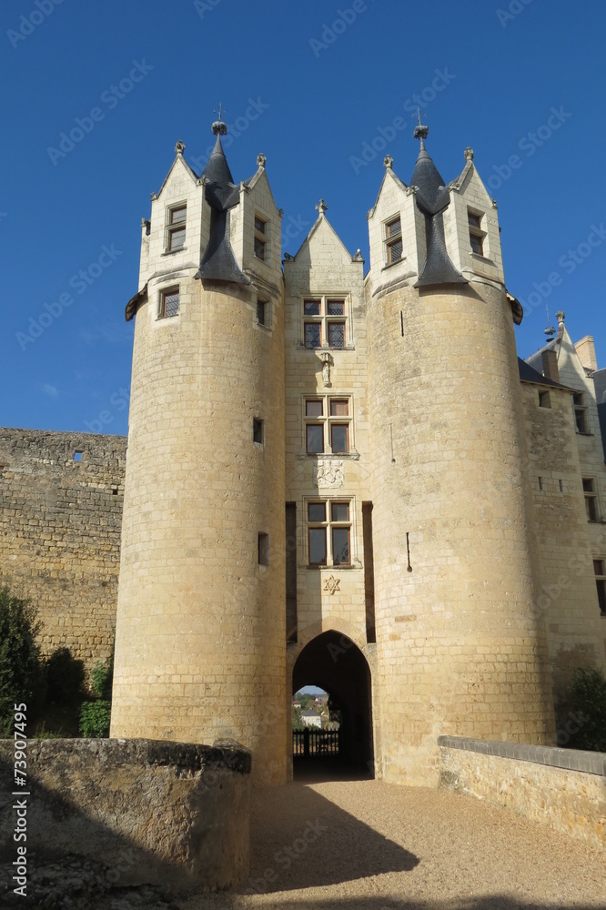 Maine-et-Loire - Montreuil-Bellay - Entrée du château