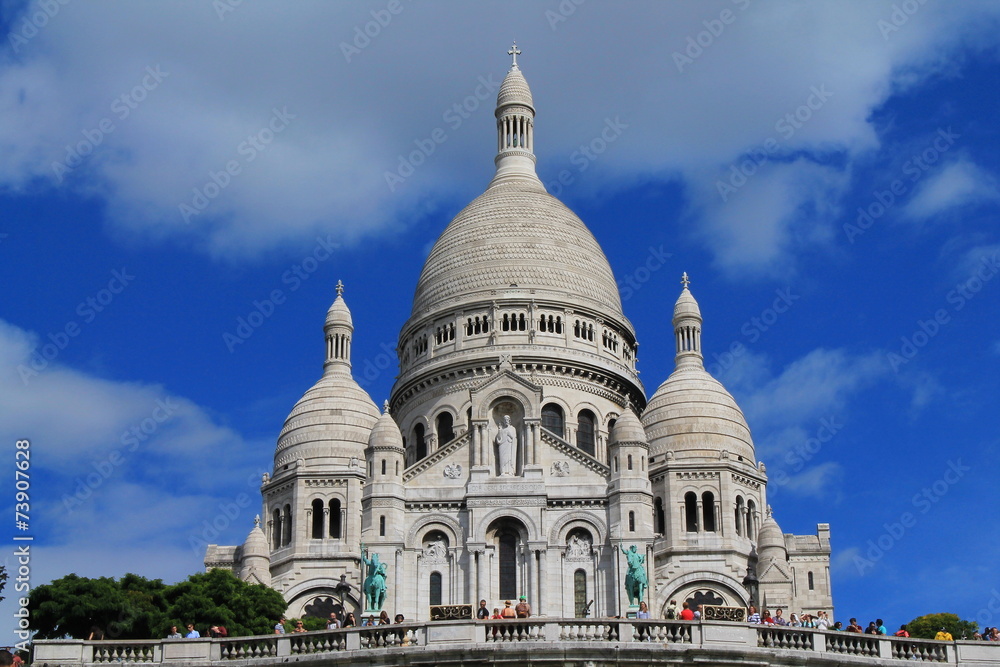 Basilique Sacré Coeur à Paris, France