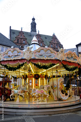 Weihnachtsmarkt Frankfurt Karussell