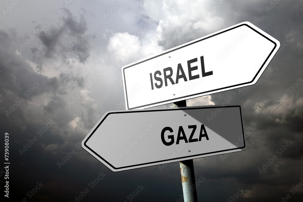 Israel and Gaza directions. Stock Photo | Adobe Stock