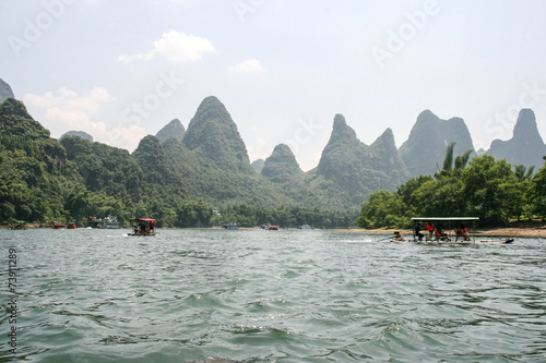 the landscape in guilin, china