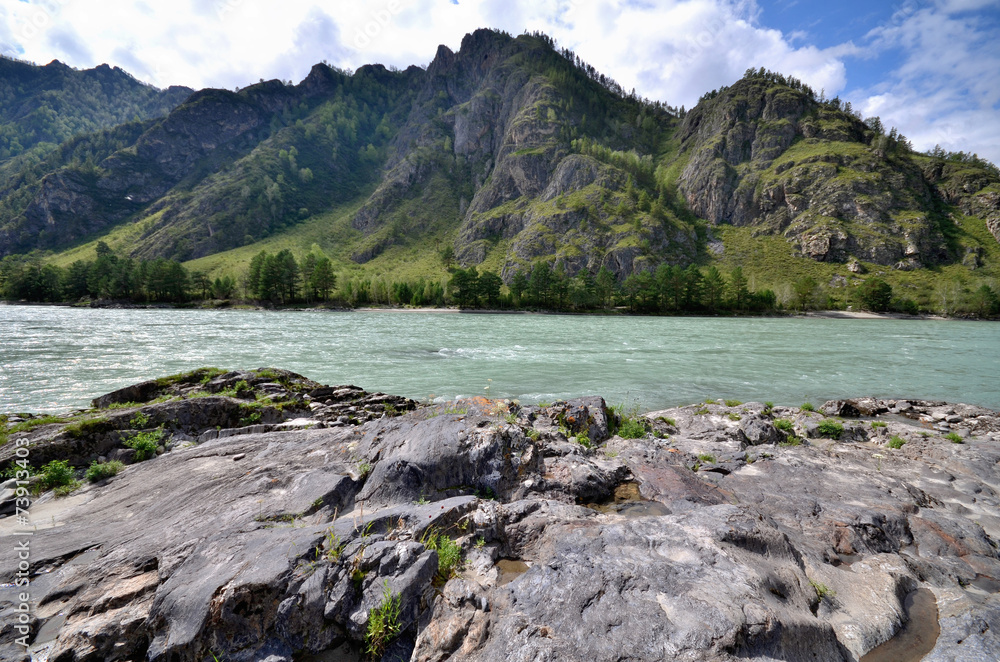 Fototapeta premium View of the Katun