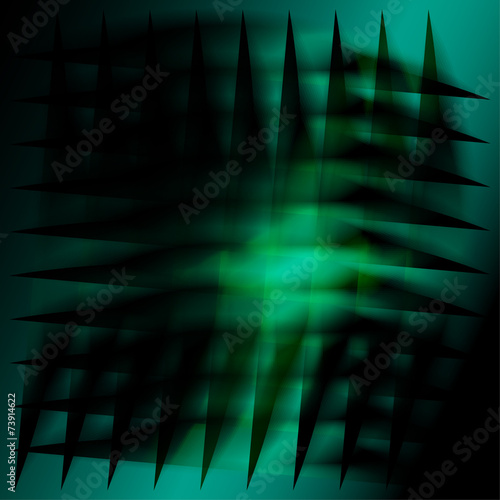 Dark green grid background design