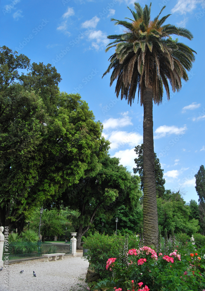 Les jardins de la Villa Borghèse