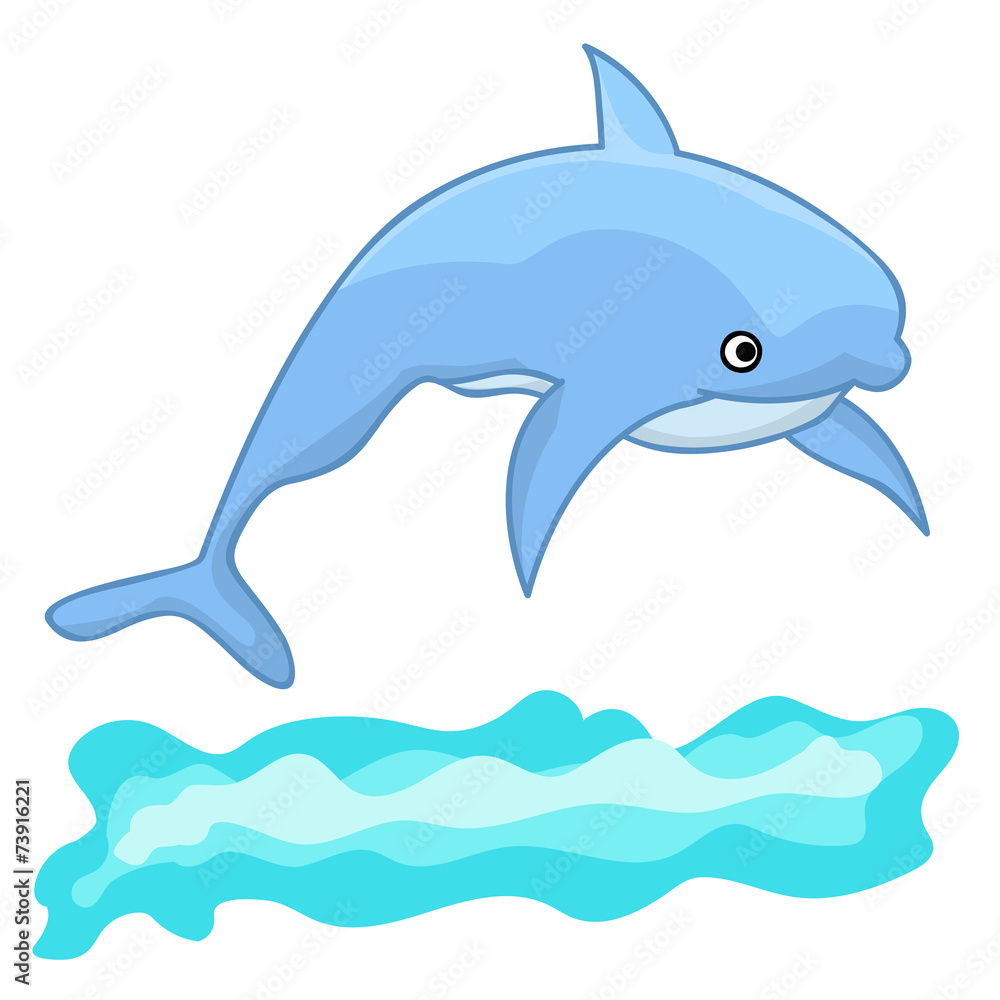dolphin isolated illustration dolphin isolated illustration
