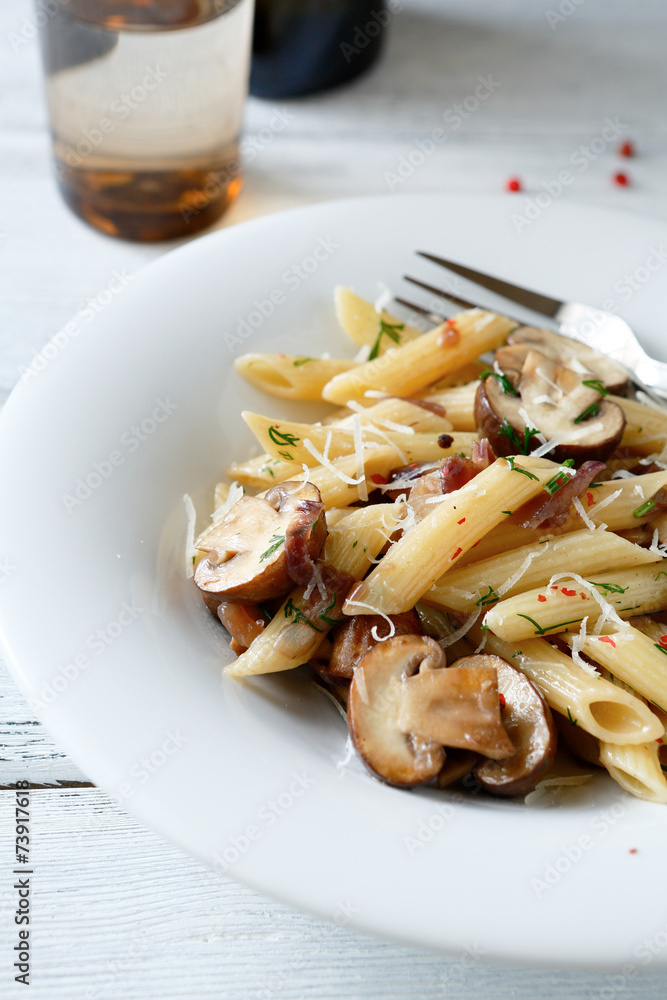 Tasty pasta with sauce Tasty pasta with sauce
