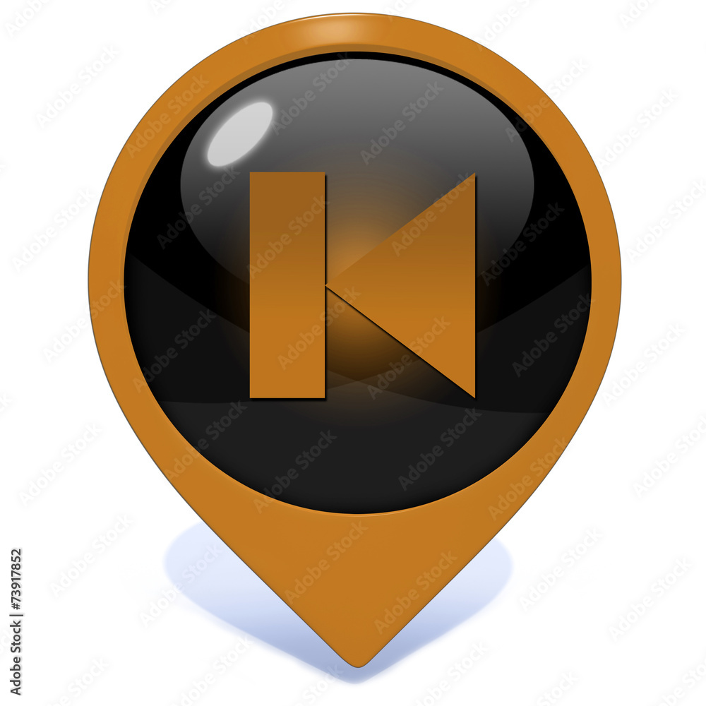 prev pointer icon on white background prev pointer icon on white background