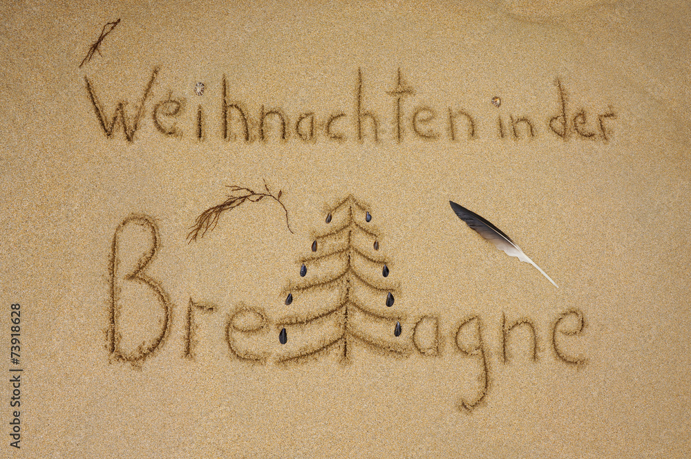 Weihnachten in der Bretagne deutsche Sprache StockFoto Adobe Stock