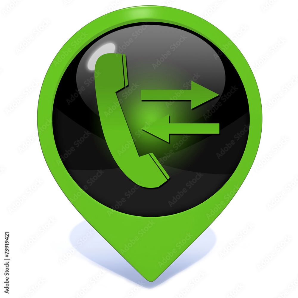 calls pointer icon on white background calls pointer icon on white background