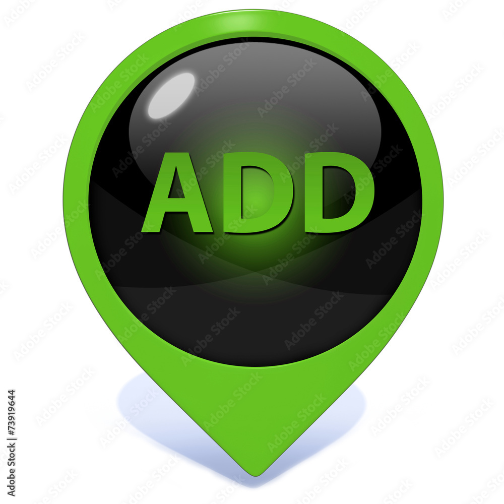 add pointer icon on white background add pointer icon on white background